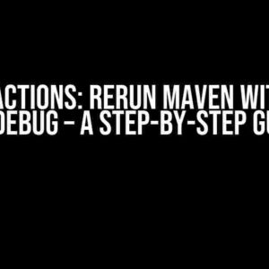 Github Actions: Rerun Maven with Log4j on Debug – A Step-by-Step Guide