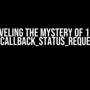 Unraveling the Mystery of 12002: WINHTTP_CALLBACK_STATUS_REQUEST_ERROR